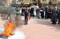 KAYTAZDERE - Altınova Kaymakamlığı'nda Yangın Tatbikatı