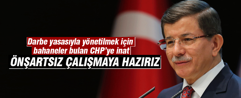 Davutoğlu'nun mektubu TBMM Başkanı'nda