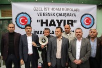 ÖZEL İSTİHDAM BÜROLARI - Demir-Çelik Ve Maden İşçileri İmza Kampanyası Başlattı