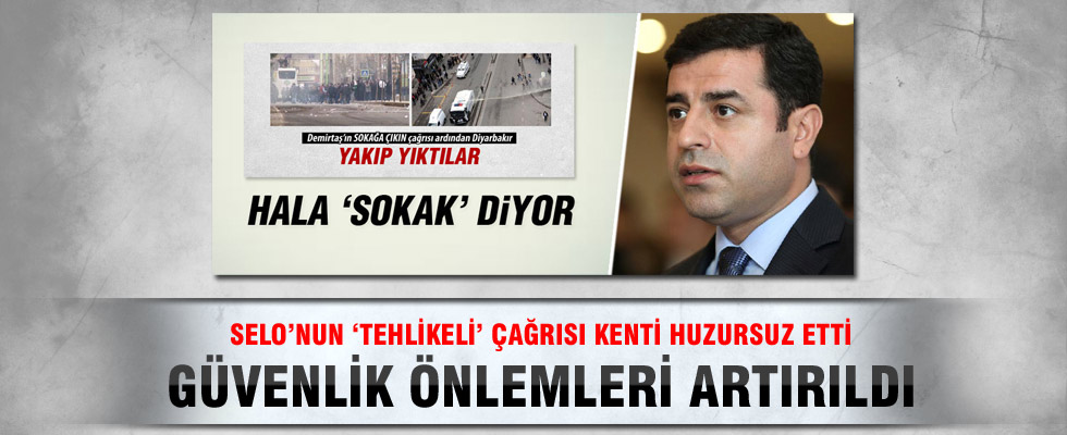 Demirtaş'tan 'tehlikeli' çağrı