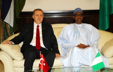 Erdoğan, Nijerya Devlet Başkanı Buhari İle Görüştü