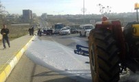 ALTINŞEHİR - Otomobil Traktöre Çarptı Açıklaması 1 Yaralı