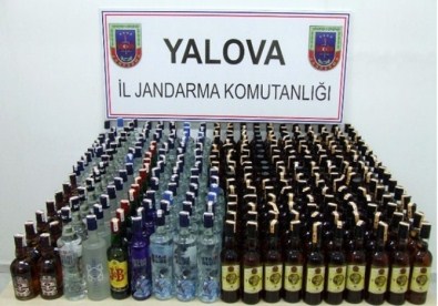 Yalova'da 328 Litre Kaçak İçki Ele Geçirildi