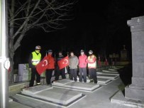 Afyon Pab Üyeleri Şehitlikleri Ziyaret Etti