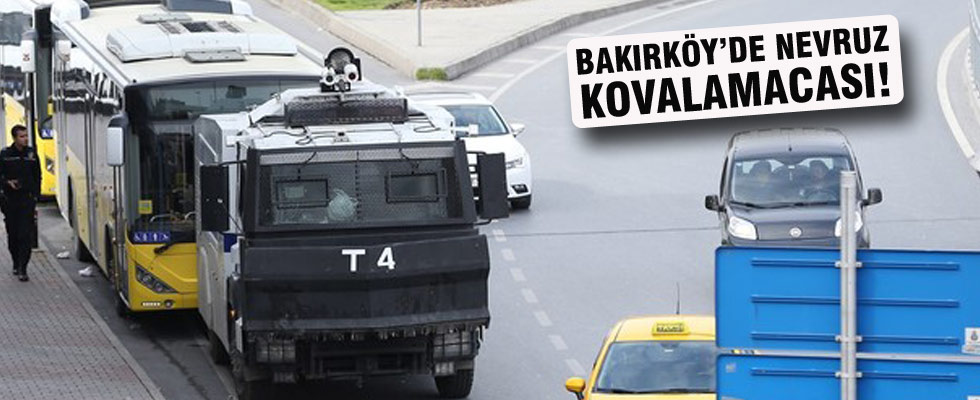 Polisten Bakırköy'de Nevruz önlemi