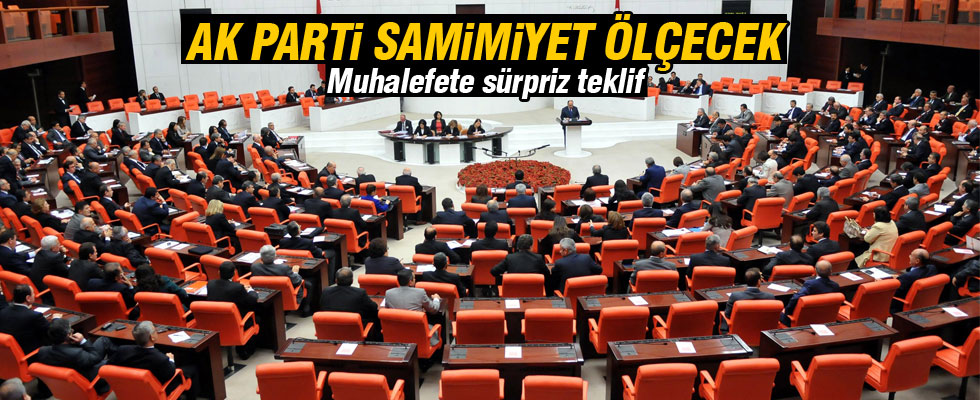 AK Parti'den muhalefete sürpriz teklif