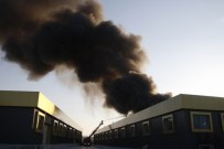 KURUYEMİŞ - Boya Fabrikasında Korkutan Yangın