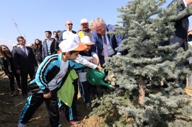 Denizli'de Binlerce Fidan Toprakla Buluştu