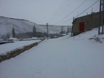 DONMA TEHLİKESİ - Gürün Baharı Kar Yağışıyla Karşıladı
