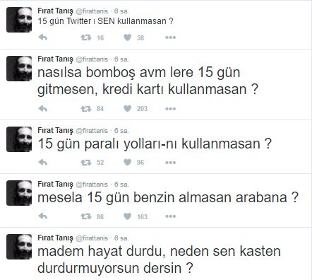 Fırat Tanış 'Hayatı Durdurun' Çağrısı Yaptı