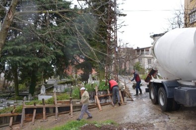 Görele'de Tarihi Mezarlıklar Yenileniyor