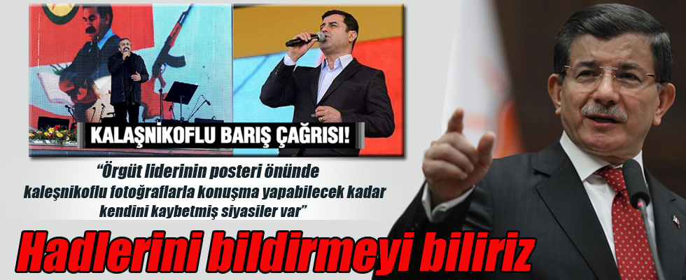 Başbakan Davutoğlu'ndan HDP'li vekillere tepki