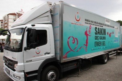 Gezici Kanser Tarama Aracı Hizmete Girdi