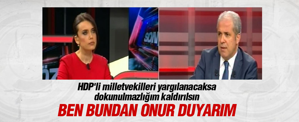 Şamil Tayyar'dan dokunulmazlık resti