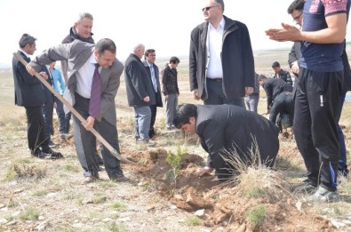 Çeltik'te 2 Bin Fidan Toprakla Buluştu