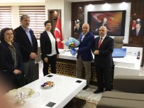 HAK-İŞ KONFEDERASYONU - Hak-İş Genel Başkanı Arslan'dan Başkan Çalışkan'a Ziyaret