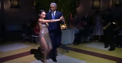 Obama'dan tango şov