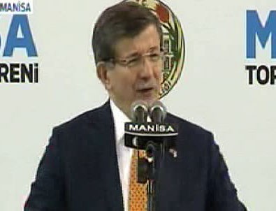 Başbakan Davutoğlu Manisa'da konuştu
