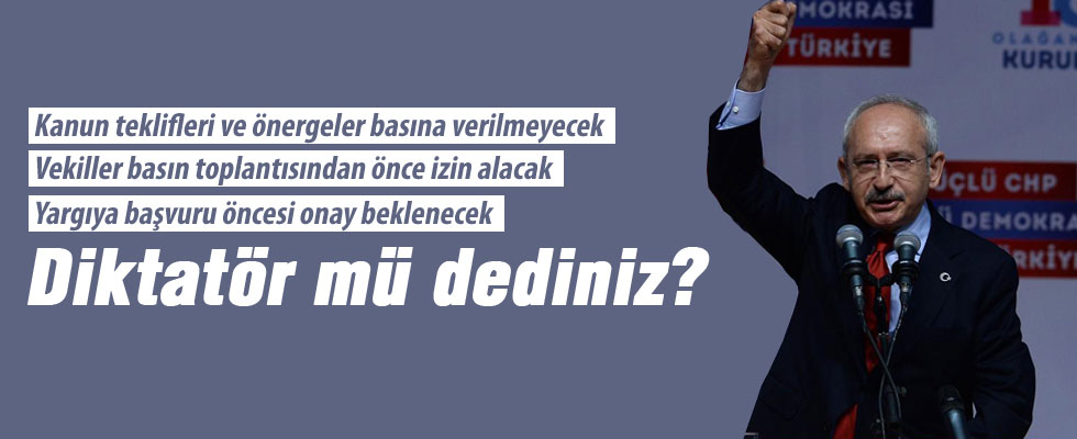 CHP Grubu'ndan milletvekillerine uyarı