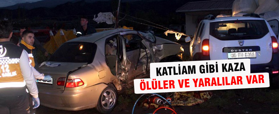 Manisa Salihli’de korkunç kaza: 5 ölü, 2 yaralı