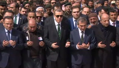 Şehit Cenazesine Erdoğan Da Katıldı