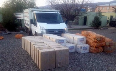 Siirt'te Kaçak Sigara Yakalandı