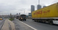 TEM OTOYOLU - TEM'de askeri konvoy