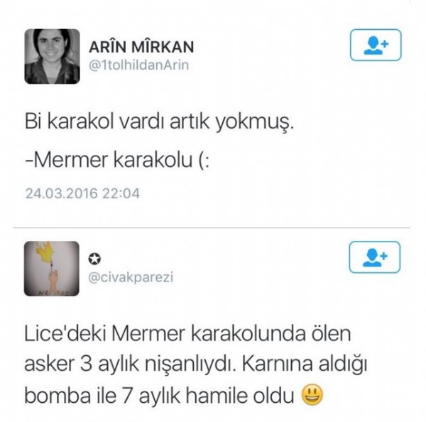 PKK'nın Twitter sözcüleri!