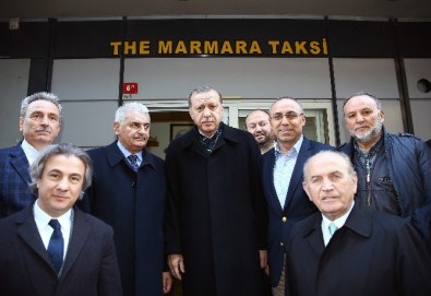 Cumhurbaşkanı Recep Tayyip Erdoğan, Taksicilerin Açtığı Pankarta Kayıtsız Kalmadı