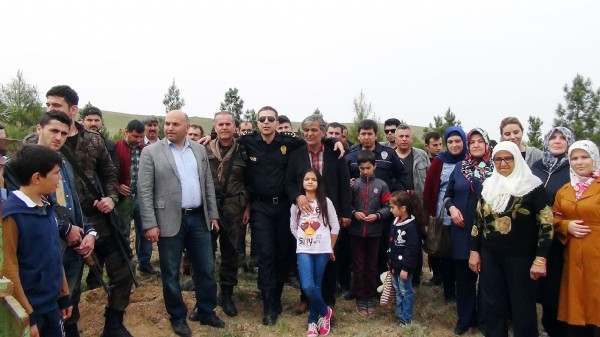 TOMA ağaçları suladı