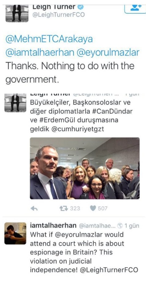 İngiliz konsolosa Türkçe ve İngilizce tepki yağdı