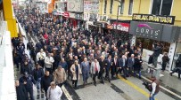HÜKÜMDAR - Saldırıya Uğrayan CHP İl Başkanı İçin Partililer Kol Kola Yürüdü