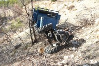 MUSTAFA KALAYCI - Mut'ta Tarım Aracı Devrildi Açıklaması 2 Yaralı