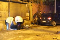 HUZUR MAHALLESİ - Polis Merkezine Atılan Bomba Otomobile İsabet Etti