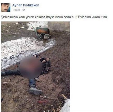 Şehit babası, teröristin fotoğrafını paylaştı