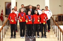 ERZİNCAN VALİSİ - Vali Kahraman Avrupa Şampiyonasını Kazanan Sporcuları Tebrik Etti