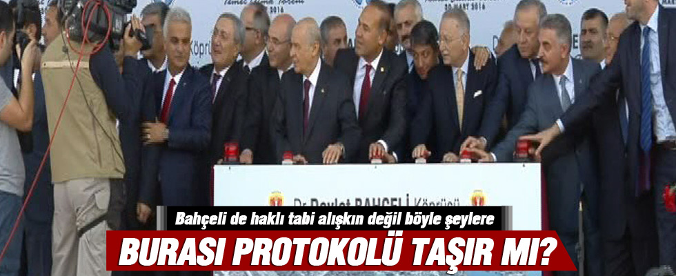 Bahçeli'den ilginç soru: Burası protokolü taşır mı?