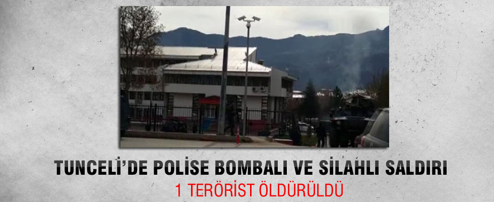 Tunceli Valiliği ile adliye binasının önündeki polis noktasına silahlı saldırı!