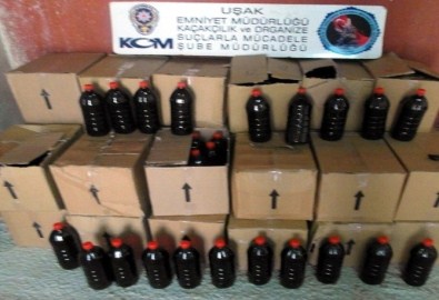 Uşak'ta Kaçak Ve Sahte İçki Operasyonu