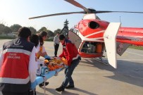 AMBULANS HELİKOPTER - Ambulans Helikopter Kalbi Duran Bebek İçin Havalandı