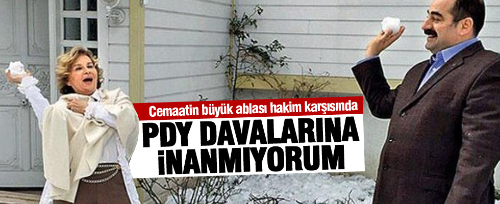 Nazlı Ilıcak Başbakan Davutoğlu'na hakaretten hakim karşısında