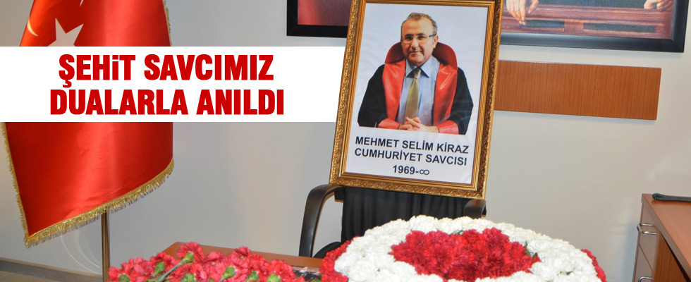 Savcı Mehmet Selim Kiraz için anma töreni