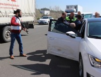 ŞÜPHELİ ARAÇ - TEM'de ters yöne giren araç panik yarattı