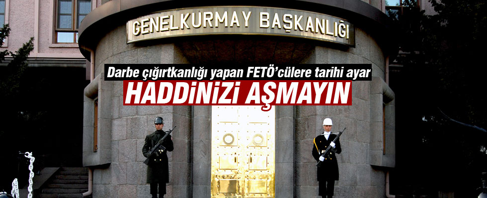 TSK'dan çıkan haberlere cevap