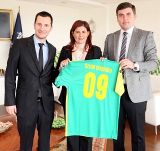 Çine Madranspor'dan Başkan Çerçioğlu'na Ziyaret