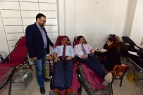 ŞAMIL HORASANLı - Horasanlı Ve Gürkan, Kan Bağışında Bulundu