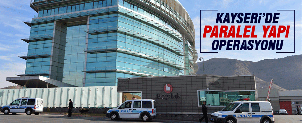 Kayseri'de paralel yapı operasyonu