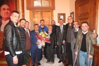 RUMELİ TÜRKLERİ - Rumeli Yönetiminden Başkan Selim Yağcı'ya Ziyaret