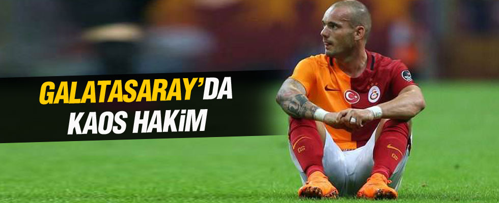 Sneijder: 'Galatasaray'da kaos hakim'