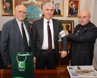 Yeşilay Şube Başkanından Aksaray Belediyesine Ziyaret
